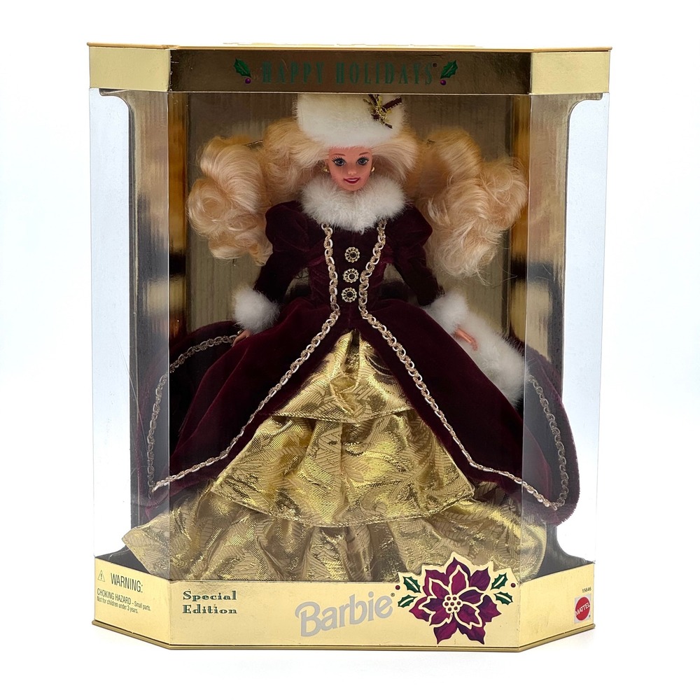 Happy Holidays Barbie 1996 Special Edition Mattel New In Box 15646